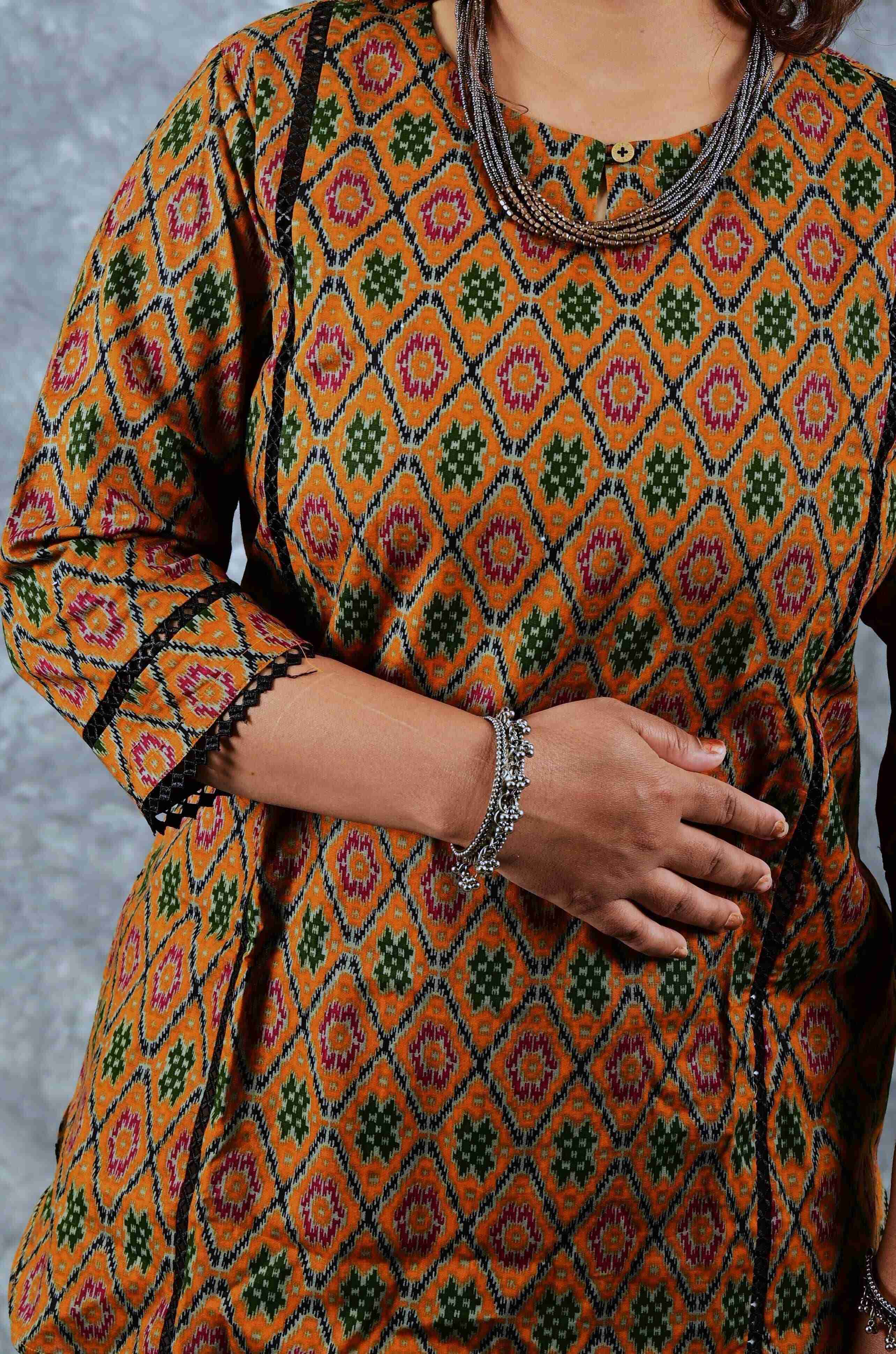 Mustard Short Kurtas