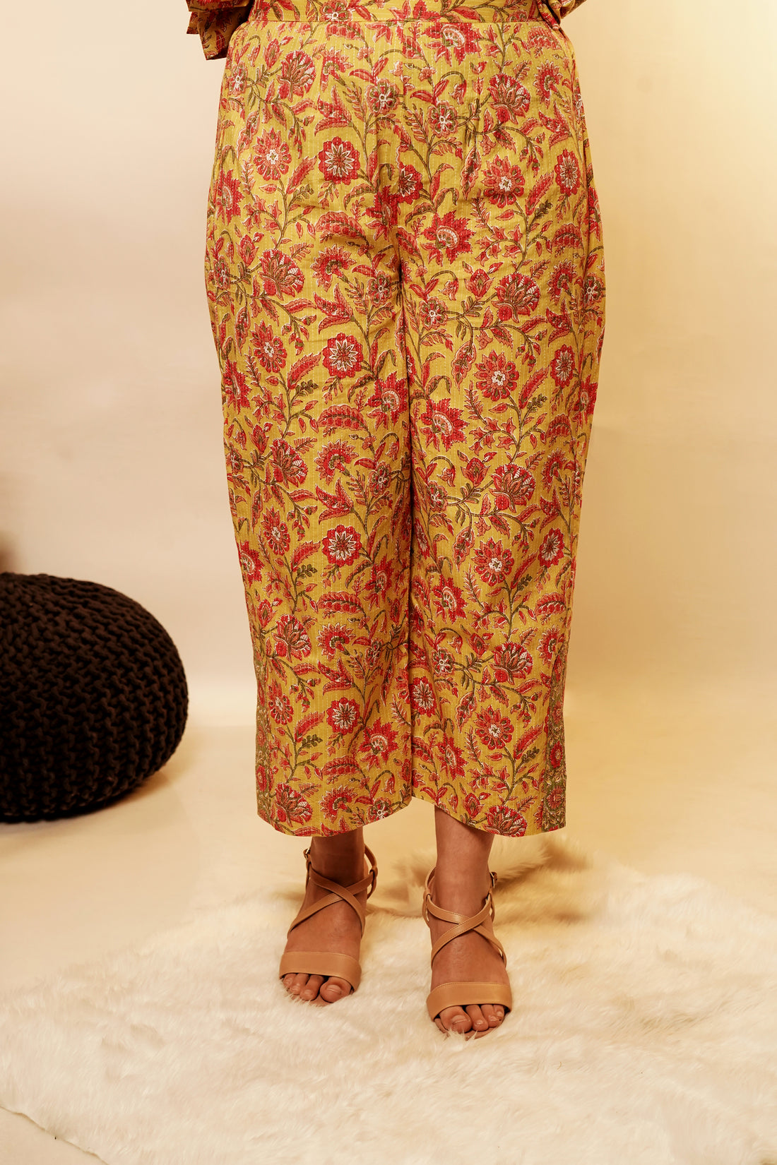 Yellow Floral Palazzo