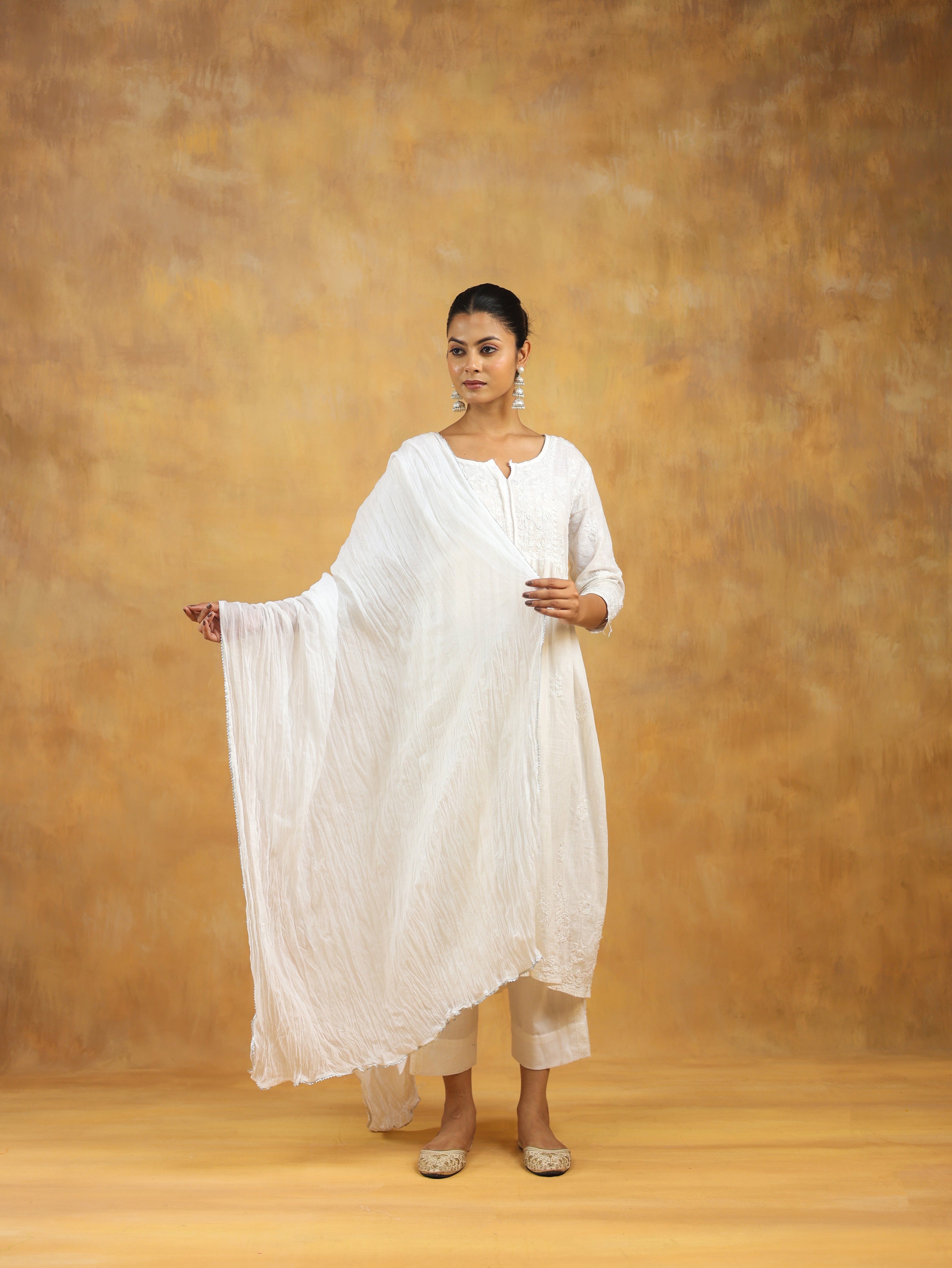 Cotton Crinkled Dupatta