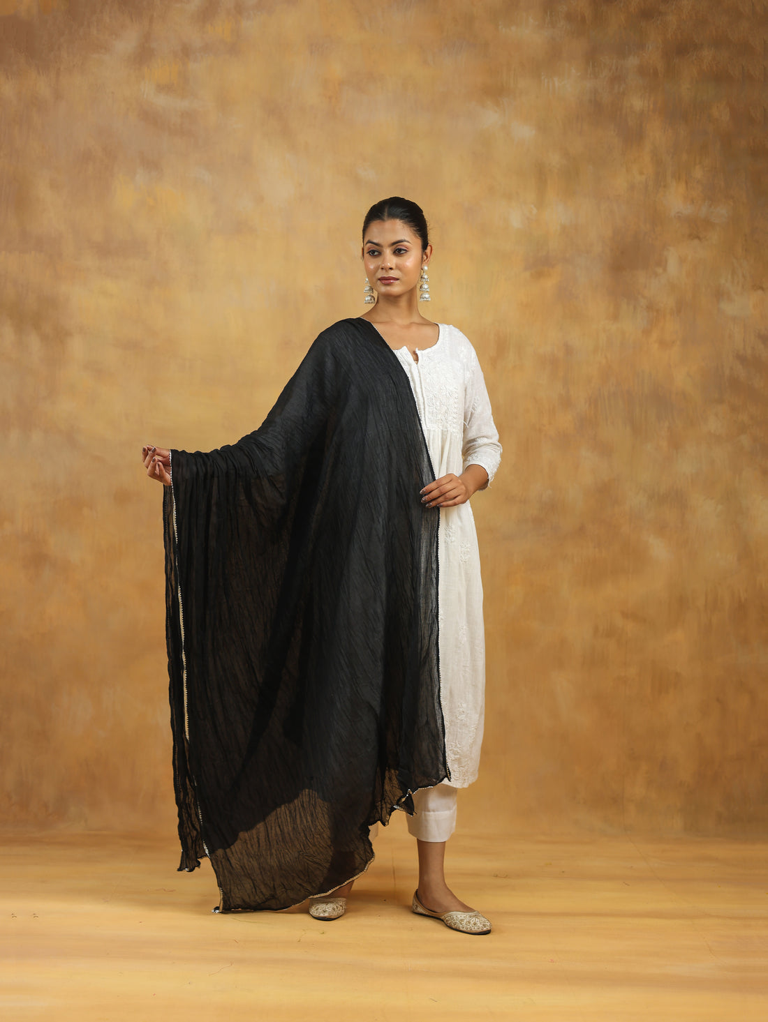 Cotton Crinkled Dupatta