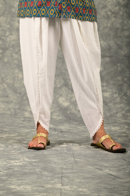 Dhoti Shalwar White